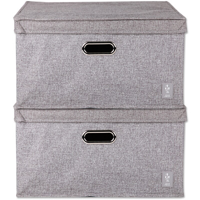 

box wooden handle medium 25L two loaded ya gray folding hundred-nine box clothing storage box