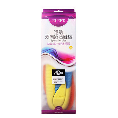 

ELEFT Sports Double Comfortable Insole MenS Running Shock Absorption Orange