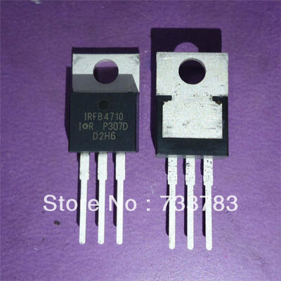

5pcslot IR IRFB4710 MOSFETMetal Oxide Semiconductor Field Effect Transistor