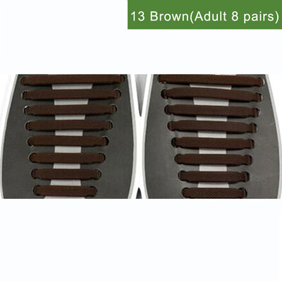 

JUP 1 Set 16 Pcs New Women Men No Tie Shoelaces All Sneakers Applicable Shoelaces Elastic Silicone Shoelaces Sneakers Fit Belt