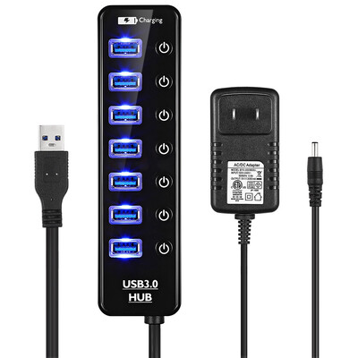 

CH - 204U3 Multi-functional 7-port USB30 Hub