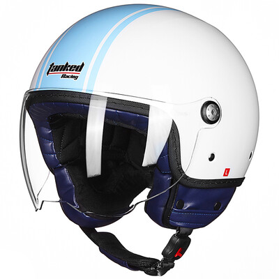 

Tanked Racing Motorcycle Helmets Electric Vehicle Helmet T583 Four Seasons Universal XL Code White Italy