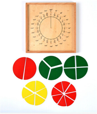 

Новая деревянная детская игрушка Montessori Curriculum Math Fraction Division Учебные пособия Дерево Правление Образование Дошкольный ребенок