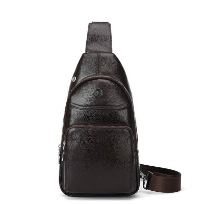 

Mens small travel bags leather mens Messenger bag single backpack British chest bag Messenger bag B-fdk3028