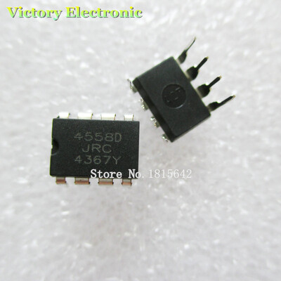 

New Original JRC4558 4558 4558D DIP-8 Integrate IC Chip 10PCSLot Wholesale Electronic