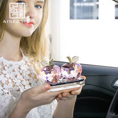 

AISENSI car perfume car perfume seat swan crystal ornaments Yang Tian Gao Ge purple