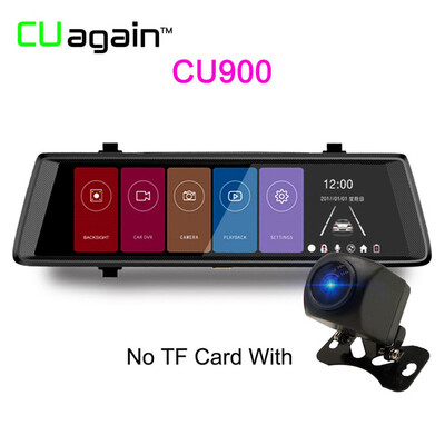 

CU900 DVR 10 Full Mirror Touch Car Camera Зеркало заднего вида с камерой DVR 1: 1 Split View Зеркало заднего вида