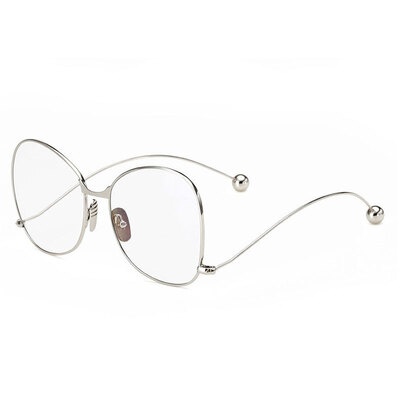 

LIKEU'S New Fashion eyewear Негабаритные круглые женские очки с симпатичным прозрачным стеклом для очков с линзами для очков