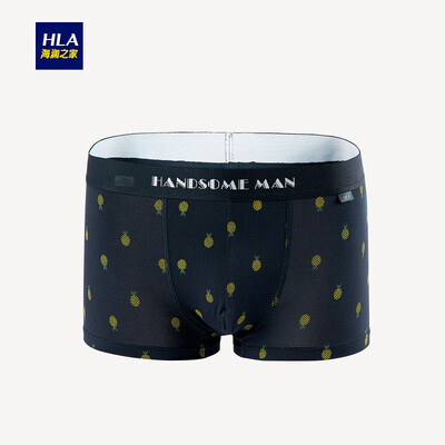 

HLA Haiyan House Panties Male 2018 Hot Sale Simple Print Single HUKAJ1E030A Navy Pattern 30 180105