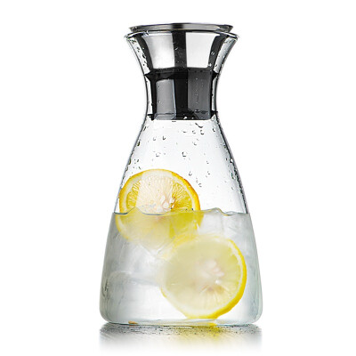 

Jingdong supermarket] excellent Amoy heat-resistant glass cool water bottle stainless steel filter cover SOLO single pot