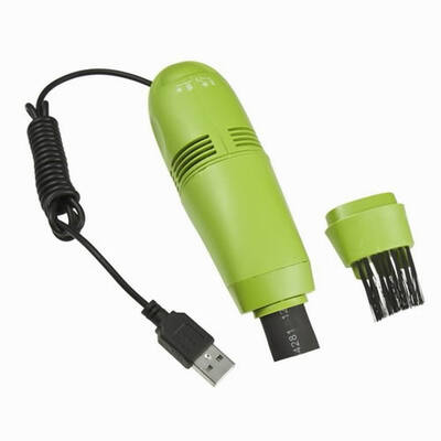 

Huayuan Computer Vacuum Mini USB Keyboard Cleaner Desktop Laptop Brush Dust Cleaning Collector Kit