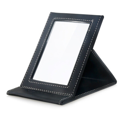 

【Jingdong Supermarket】 Mika (MECOR) PU Folding Make-up Mirror Portable Desktop Dressing Mirror Portable Make-up Mirror High-end PU Mirror 18