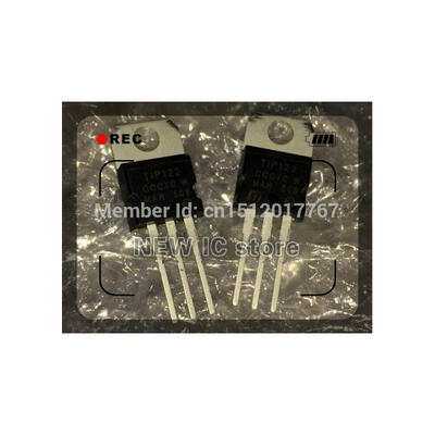 

Free Shipping 10pcslot TIP122 Transistor Complementary NPN 100V 5ATO-220 100 NEW