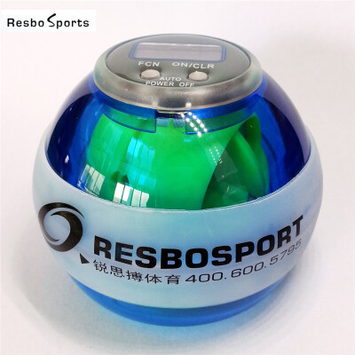 

resbo 36lbs запястье мяч власть руку стороны спиннингом с руководством сине - 6 гироскоп, мяч с цветами
