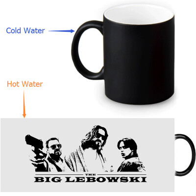 

The Big Lebowski 350ml12oz Heat Reveal Mug Color Change Coffee Cup Sensitive Morphing Mugs Magic Mug Milk Tea Cups