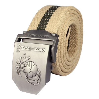 

Paulone P1009 outdoor sports military supplies canvas belt 511 belt green stripes