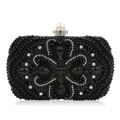 

Milisente New Arrival Women Clutch Bags With Chain Ladies Beauty Wedding Purses Female Clutches Beaded Handmade Bag High Quality