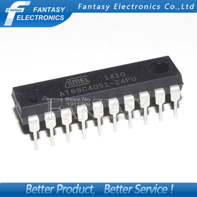 

5PCS AT89C4051-24PU DIP20 AT89C4051-24 DIP AT89C4051 new and original IC free shipping