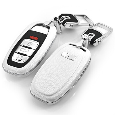 

SAIBON Audi key plug-in car leather key case protective case smart