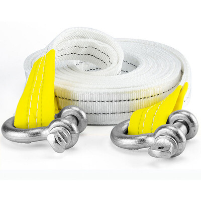 

Автомобиль Веревка Крюк Внедорожный автомобиль Трейлер с 5 метров 5 тонн Сила автомобиля Толстая машина Буксировка веревки Желтый