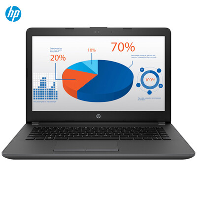 

HP 246 G6 14-inch laptop N4000 4G 500G Win10 one year home black gray silver