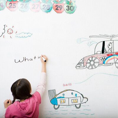 

Yuhuaze rewritable blackboard stickers home children teaching graffiti self-adhesive removable wall stickers wallpaper 90200cm whiteboard stickers