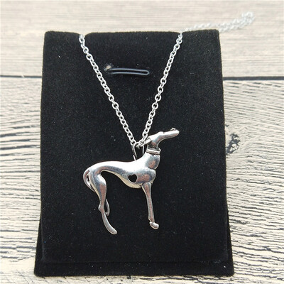 

New Italian Greyhound Necklace Trendy Style Spanish Grey Hound Whippet Pendant Necklace Women Fashion Pet Dog Jewellery