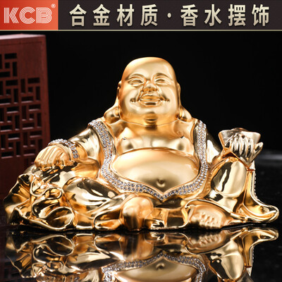 

Kang car treasure car ornaments alloy plating leopard car perfume interior decoration perfume seat leopard gold