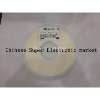 

200PCS 0603 4.7UF 475 4700NF 10V X5R 10% Ceramic capacitors