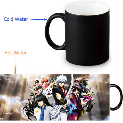 

GINTAMA Morphing Mug Color Change Tea Cup Magic Milk Coffee Mug
