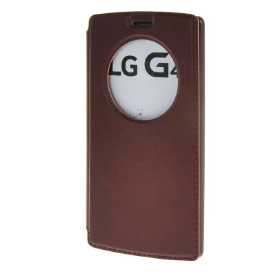 

MOONCASE LG G4 чехол для Round View window Leather Flip Pouch Bracket Back Cover Red