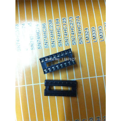 

FREE SHIPPING The new 16 -pin DIP IC socket DIP16 IC socket 16P IC Block 60PCS/LOT