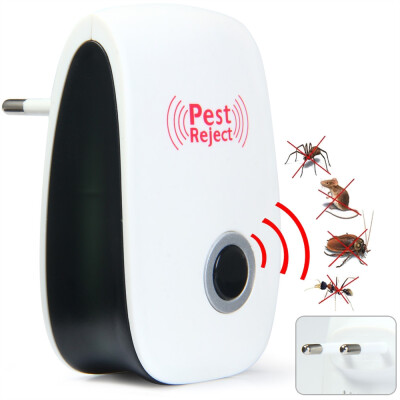 

EU Plug Multi-purpose Electronic Pest Repeller Ultrasonic Mosquito Rejector for Home Office