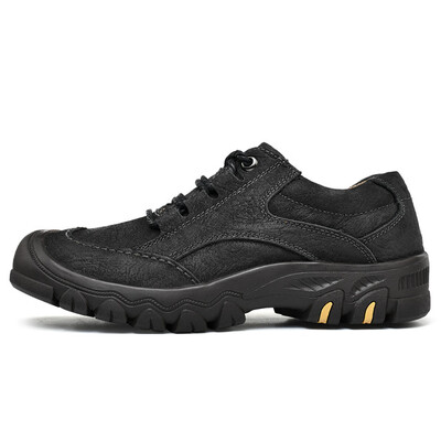 

Size 38-46 Mens Sneakers Large Waterproof Leather Hiking Shoes Outdoor Climbing Sports Shoes Top Quality Trekking Trainers