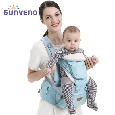 

SUNVENO Ergonomic Baby Carrier Baby Baby Hipseat Sling Передняя облицовка Kangaroo Baby Wrap Carrier для детского путешествия 0-36 месяцев