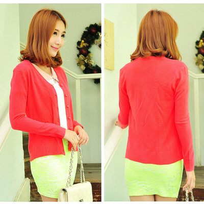 

CANIS@New Women‘s Casual Long Sleeve Cardigan Knit Knitwear Sweater
