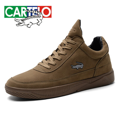 

Card Di Le Crocodile CARTELO casual shoes in the middle to help comfortable British fashion casual shoes lace outdoor sports shoes