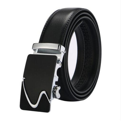 

NEW 2017 Известный бренд Belt Мужчины Хорошее качество Cowskin Подлинная Роскошные кожаные мужские ремни Ремень Мужчины Металл Автоматический Бак