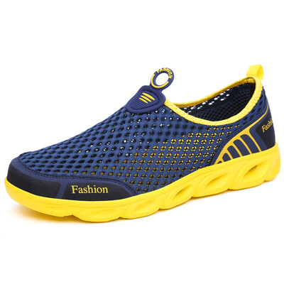 

2018 Breathable Mesh River Water Quick-dry Shoes Summer Beach Boys Comfortable Aqua Shoes for Men Walking Sports Outdoor Wading
