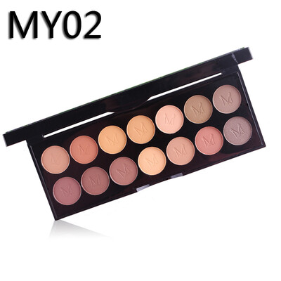 

14-color pearl matte eye shadow smoked make-up multicolor eye shadow plate