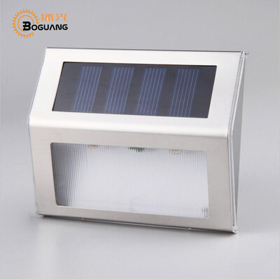 

BOGUANG Waterproof LED 2800K 6000K Solar light solar panel Solar Power Wall Lamp White Light For Outdoor Garden Yard Entrance
