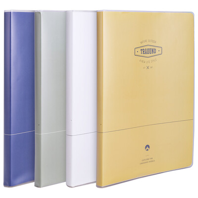 

Deli deli 4 16K128 simple color set series soft copybook rubber sleeve notebook notebook T16128