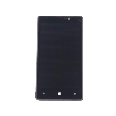 

100 Original 43" For Nokia Lumia 820 LCD Touch Display Screen Digitizer Assembly With Frame Replacement Parts Free Shipp