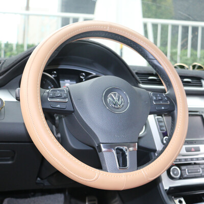 

Xinjian car steering wheel cover four seasons breathable non-slip universal handle XJ01 khaki