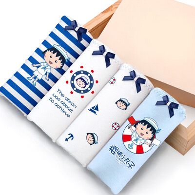 

Dream Time 4 Pack Mid-rise Sexy Hips Cute Little Womens Underwear Cherry Navy