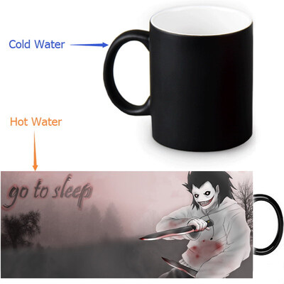 

Jeff The Killer Morphing Mug Color Change Tea Cup Magic Milk Coffee Mug