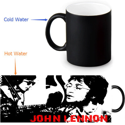 

John Winston Lennon Morphing Mug Color Change Tea Cup Magic Milk Coffee Mug