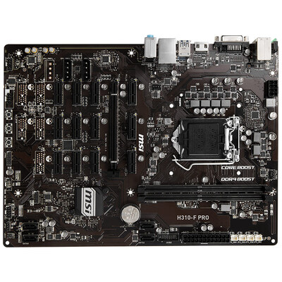 

Материнская плата MSI H310-F PRO (Intel H310 / LGA 1151)