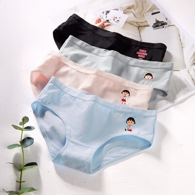 

Dream Time 4 Pack Medium Waist Sexy Hips Cute Little Womens Underwear Cherry Dark XL