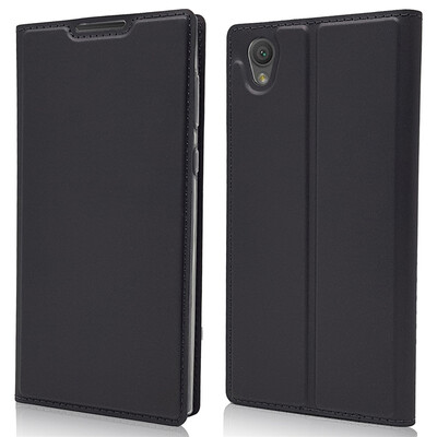 

Роскошный чехол для кошелька для Sony Xperia L1 Высококачественная искусственная кожа с флип-обложкой Kickstand Anti-shock Full Protection